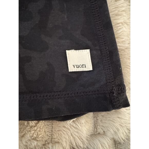 Vuori Womens Black Gray Camouflage Racerback Tank Top Size S - Picture 5 of 5